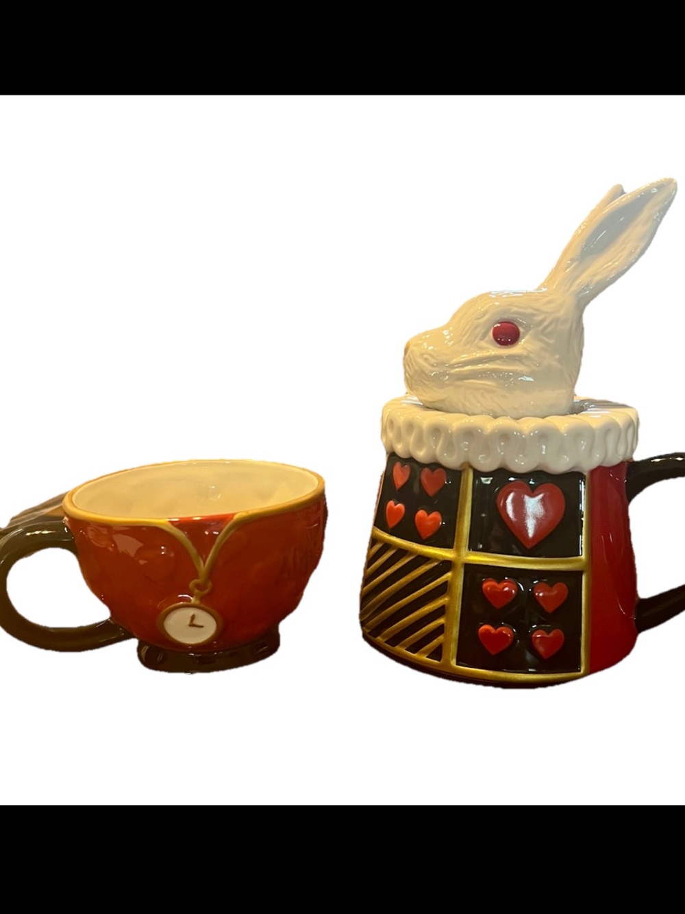 Alice in Wonderland March Hare Teapot and Mug by Sun Art